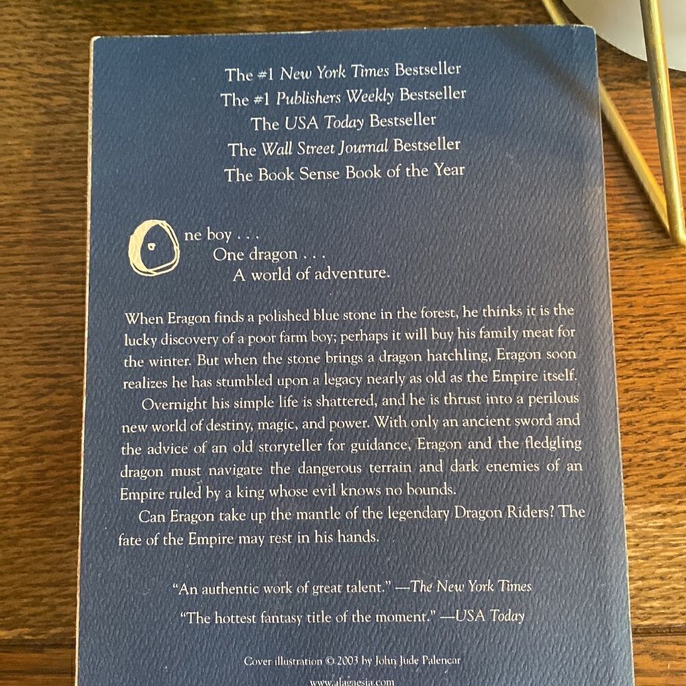 Eragon Paperback Book in Great Condition - Picture 4 of 4